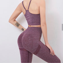 Load image into Gallery viewer, PREMIUM QUALITY RTA WOMEN HIGHT WAIST SEAMLESS FITNESS SET
