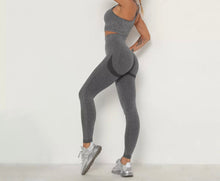 Load image into Gallery viewer, PREMIUM QUALITY RTA WOMEN HIGHT WAIST SEAMLESS FITNESS SET