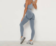 Load image into Gallery viewer, PREMIUM QUALITY RTA WOMEN HIGHT WAIST SEAMLESS FITNESS SET