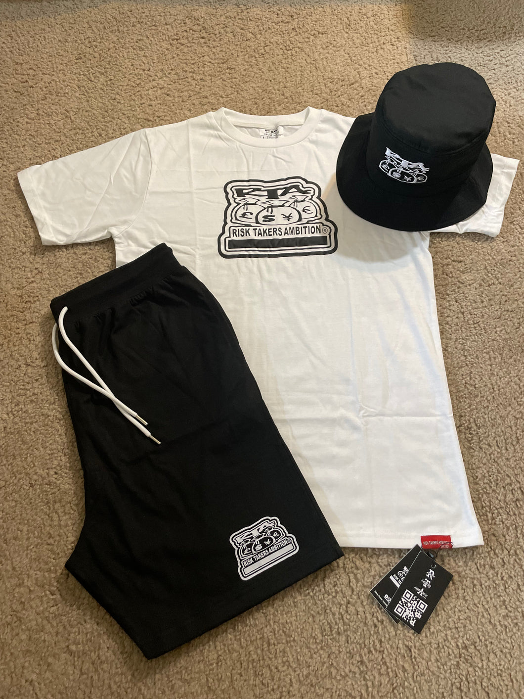 PREMIUM QUALITY RTA 2 PIECE T-SHIRT AND SHORTS SETS