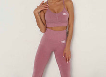 Load image into Gallery viewer, PREMIUM QUALITY RTA WOMEN HIGHT WAIST SEAMLESS FITNESS SET
