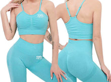 Load image into Gallery viewer, PREMIUM QUALITY RTA WOMEN HIGHT WAIST SEAMLESS FITNESS SET
